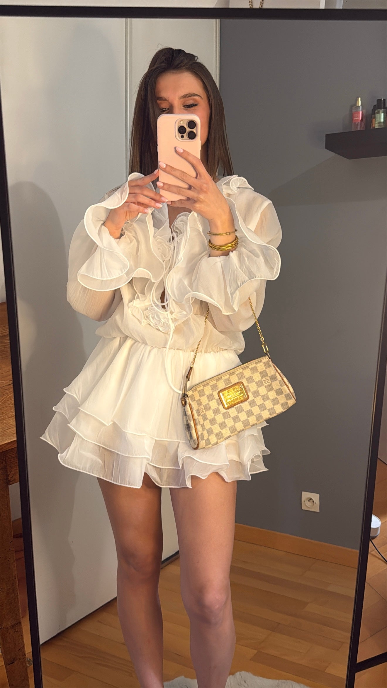 Robe "romance" - Blanc