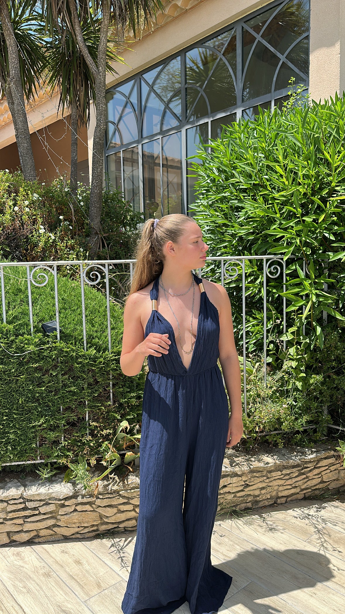 Combinaison " Ninette" bleu