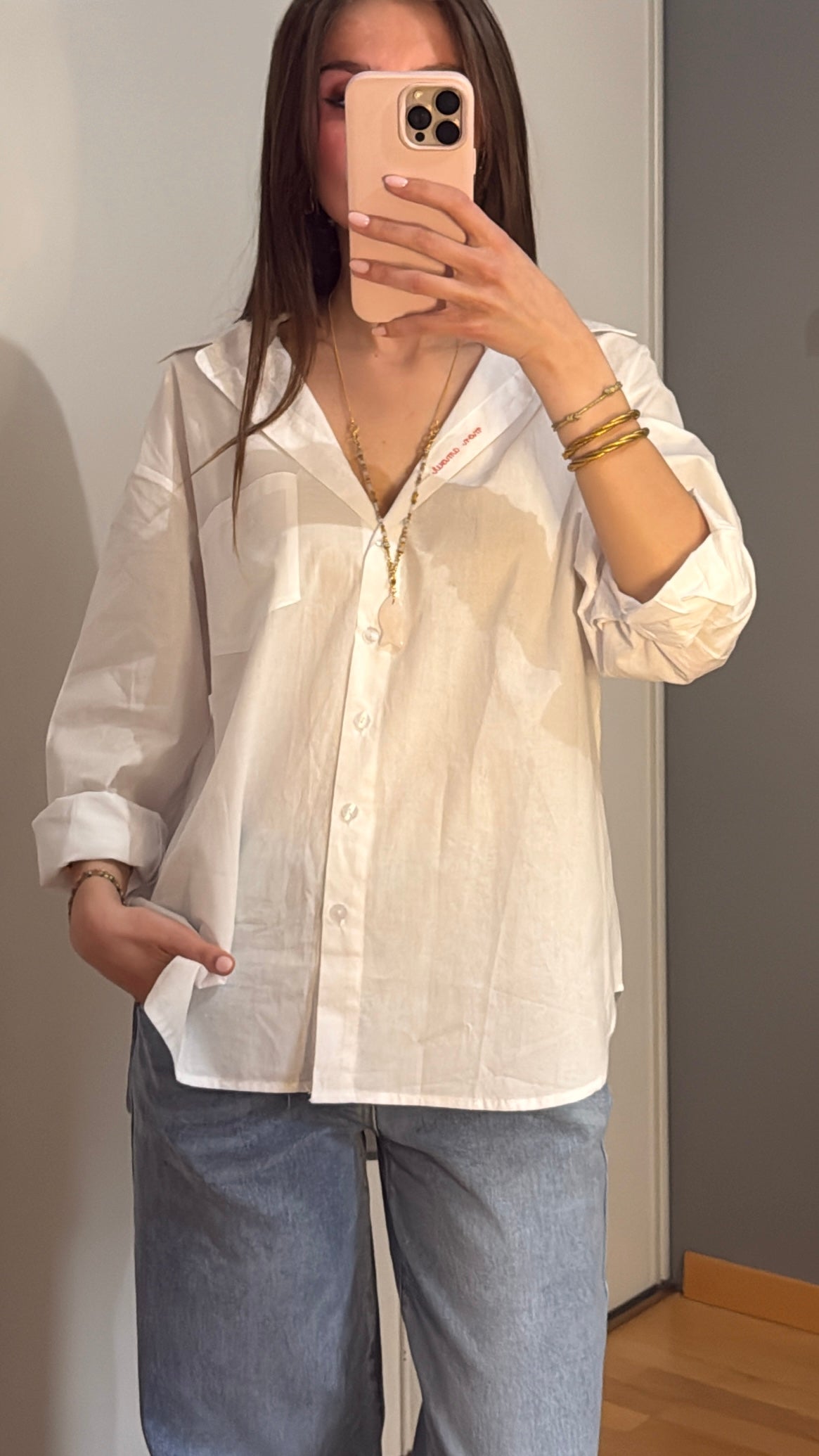 Chemise "Mon Amour" - Blanc