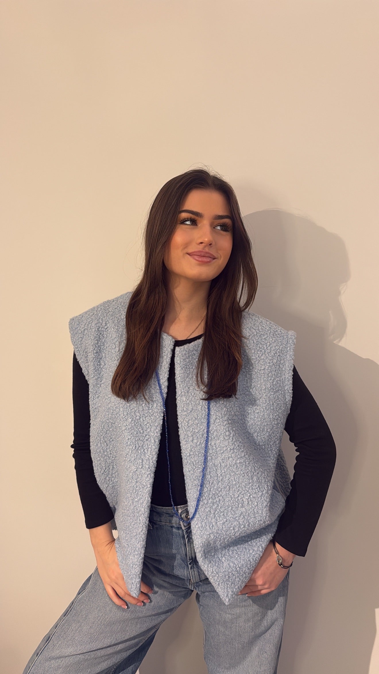 Veste sans manches - Bleu Clair
