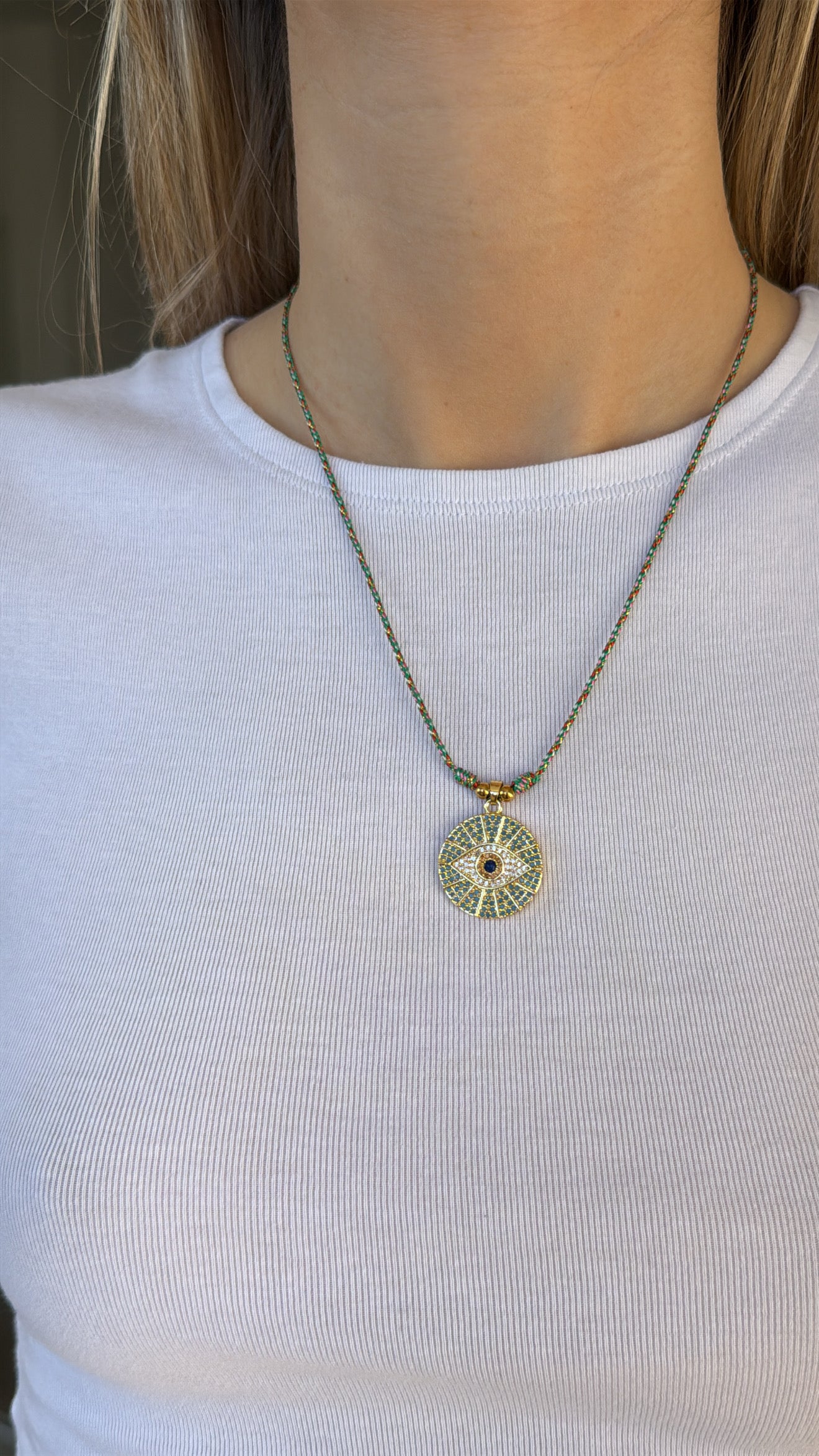 Collier Œil Émeraude