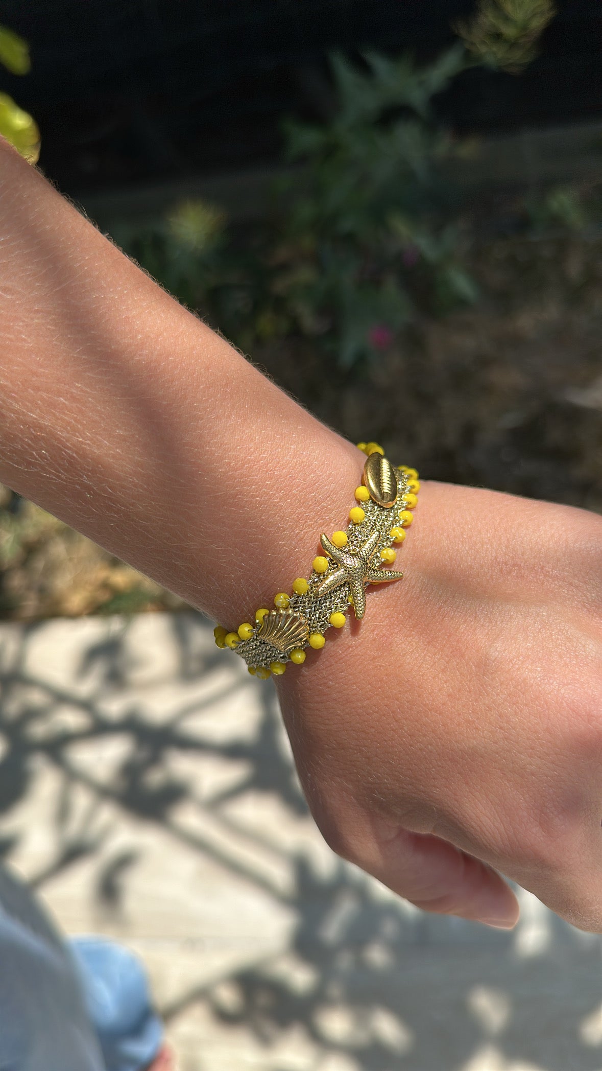 Bracelet étoile - Jaune