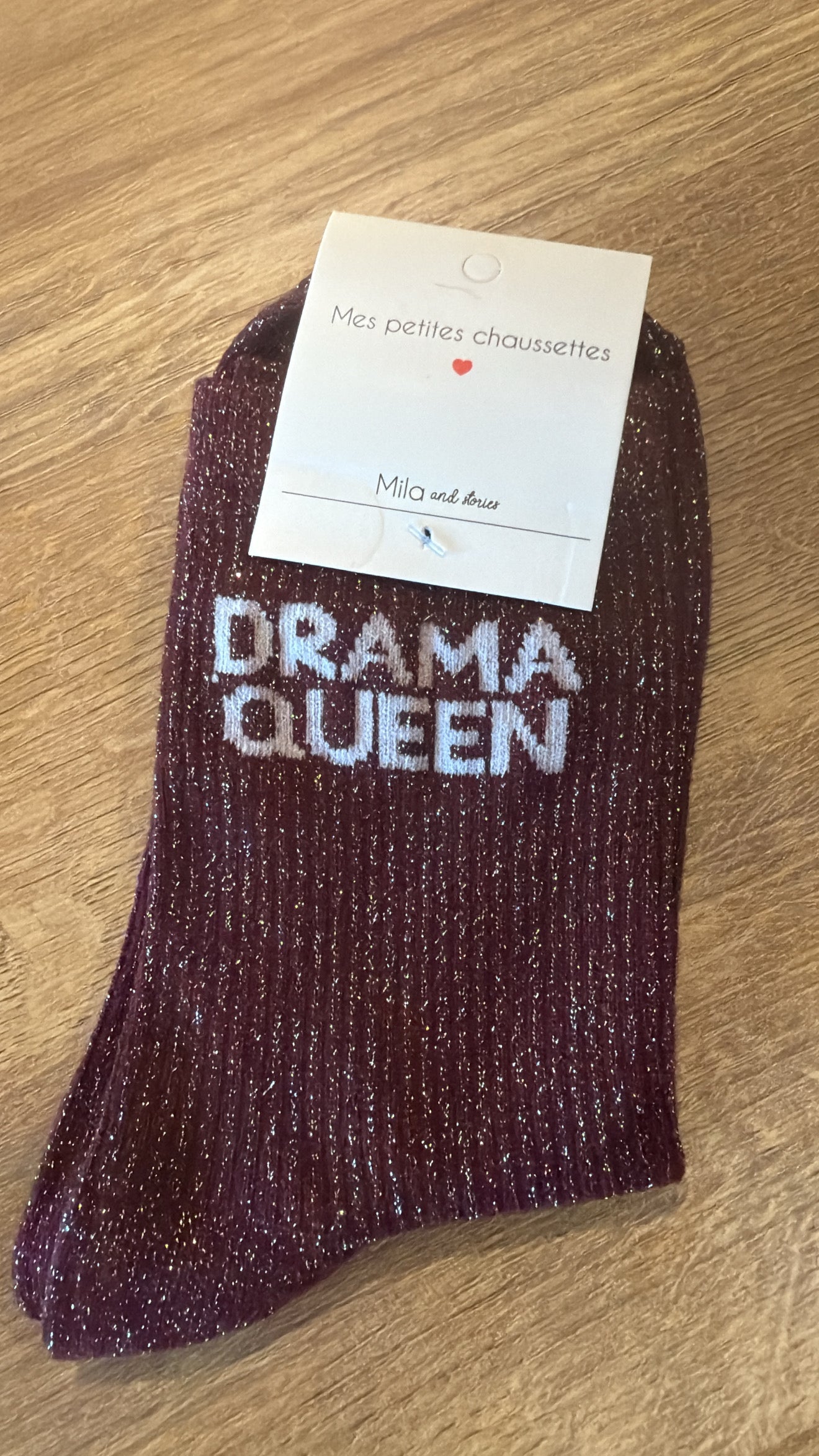 Chaussettes "drama queen"