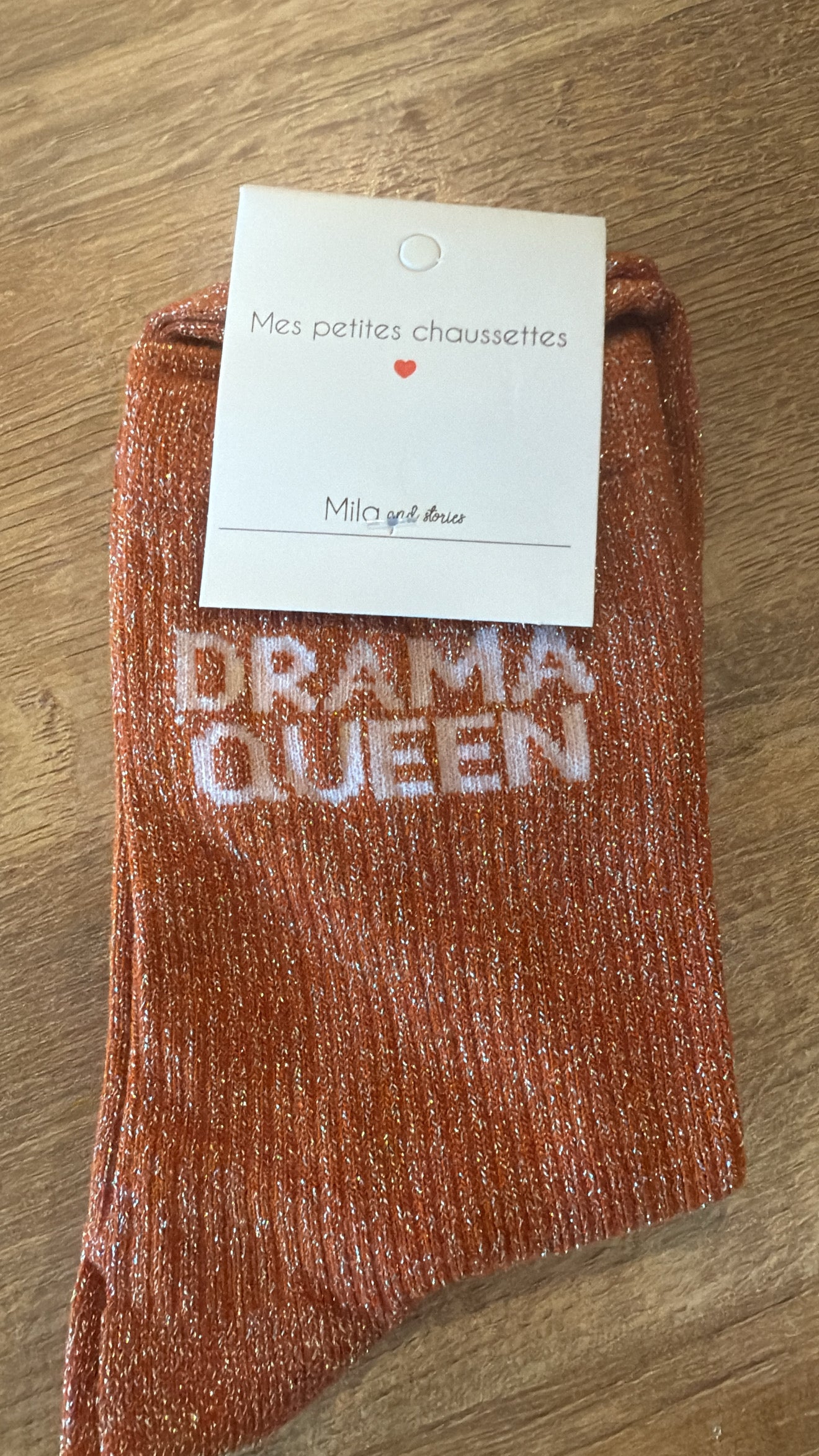 Chaussettes "drama queen"