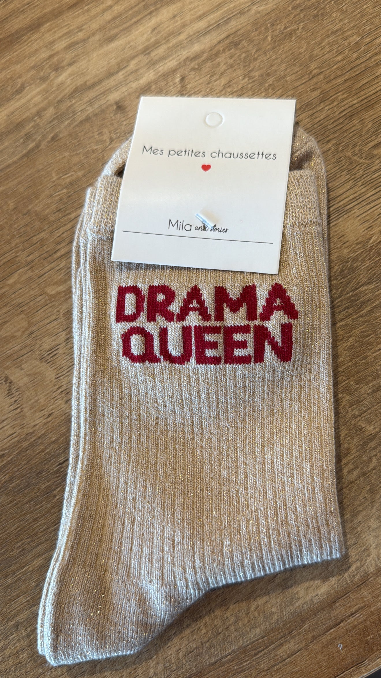 Chaussettes "drama queen"