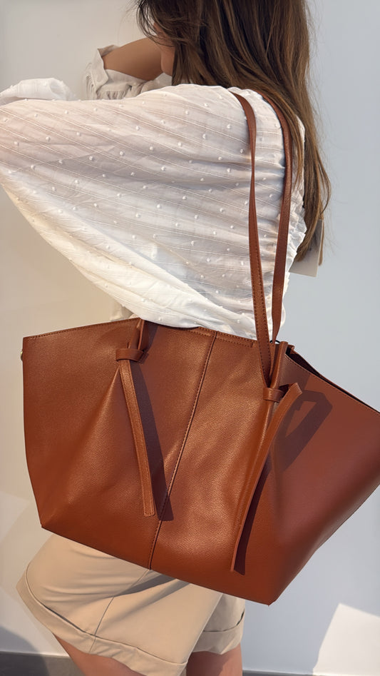 Sac " allure" - marron
