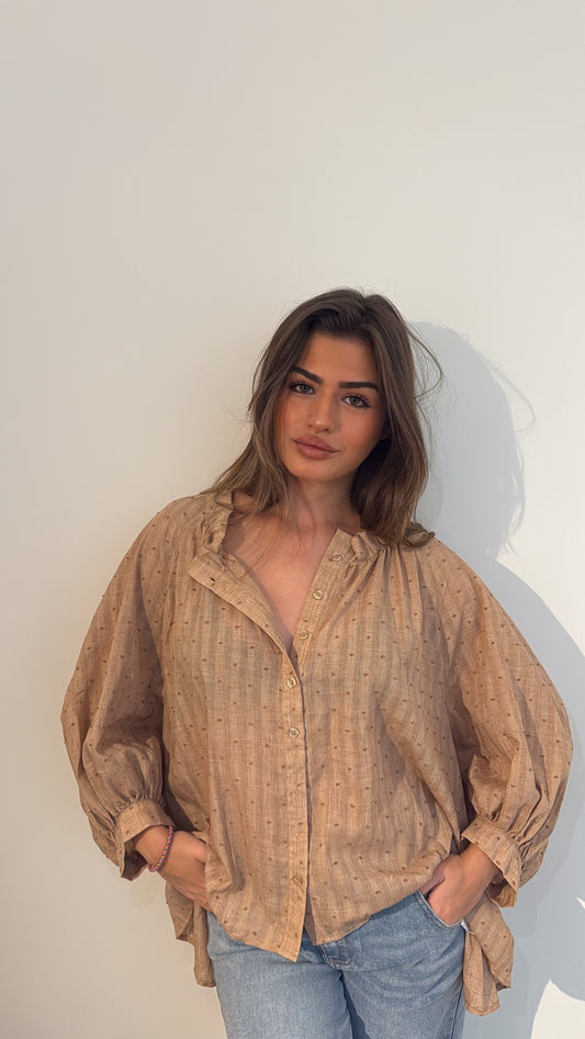 Chemise "Marie" - Camel