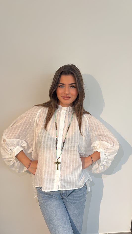 Chemise "Marie" - Blanc