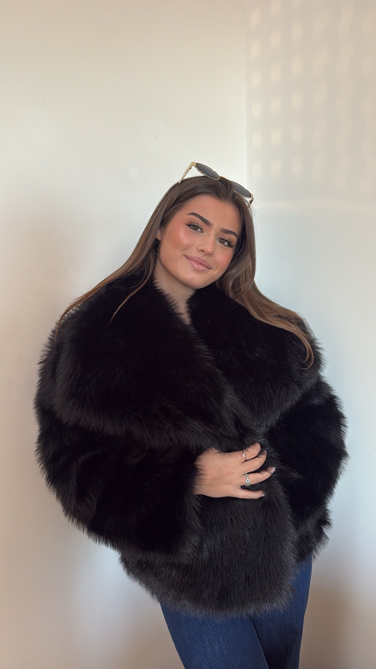 Fourrure  "lili" - Noir