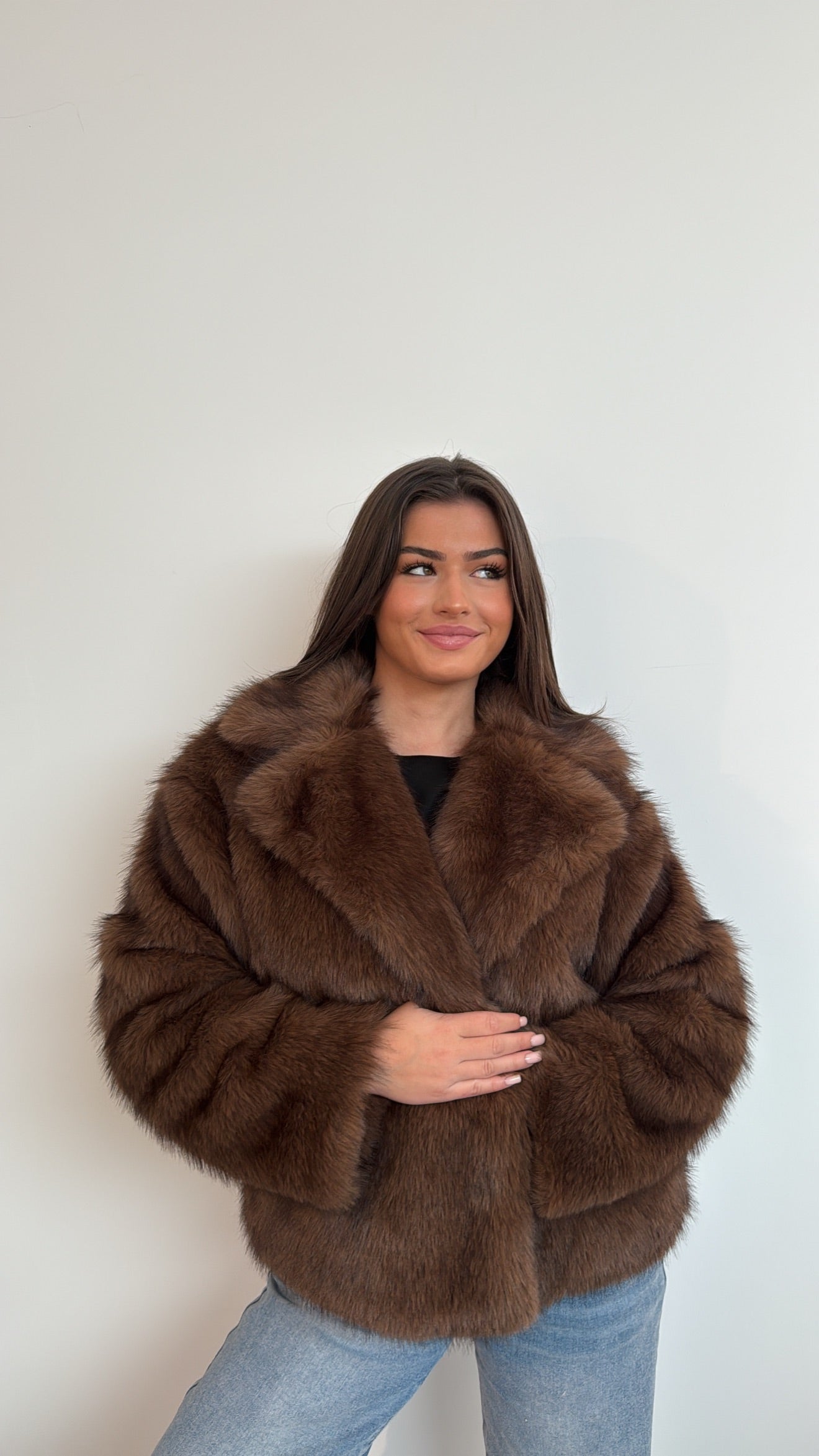 Fourrure "lili" - marron clair